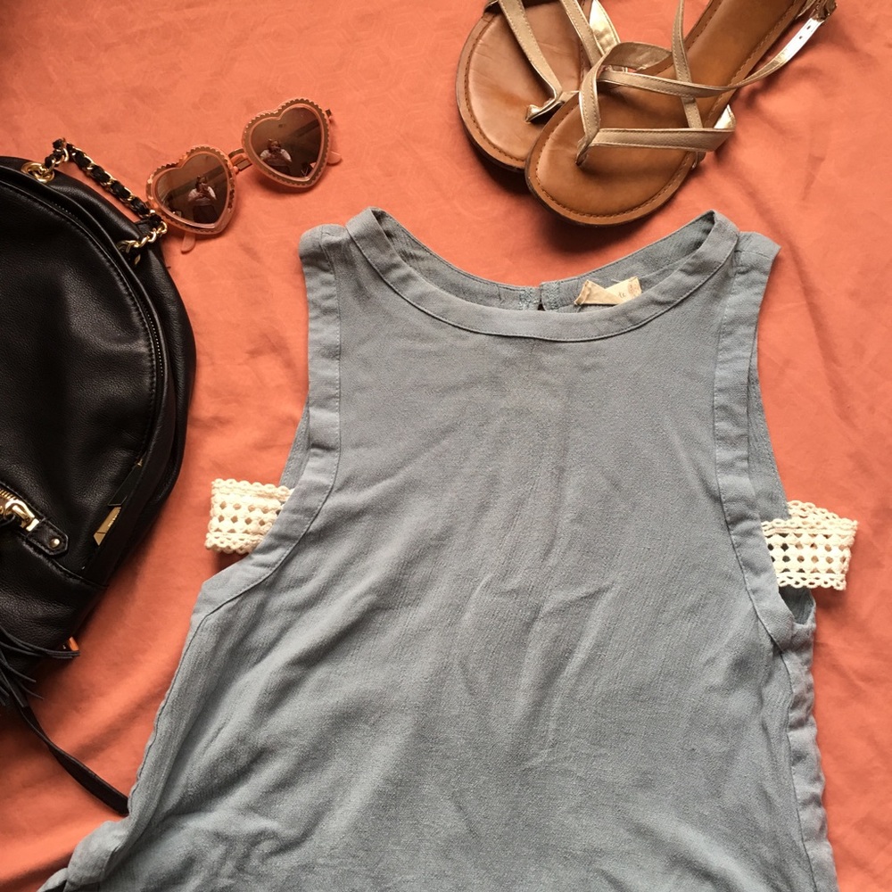 Altr’d State | Blue Sleeveless Tank Top | Small